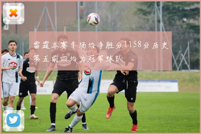 雷霆本赛季场均净胜分1158分历史第五前四均为冠军球队